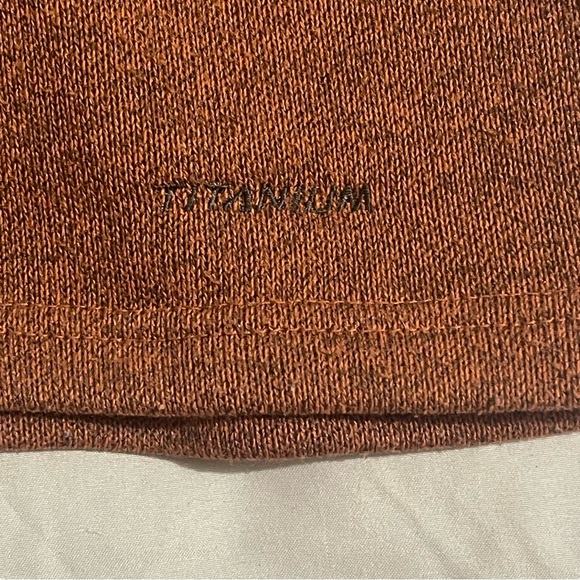 Columbia Titanium Sweater Men Medium Brown Full Zip Up Outdoors Casual Solid - Picture 5 of 12